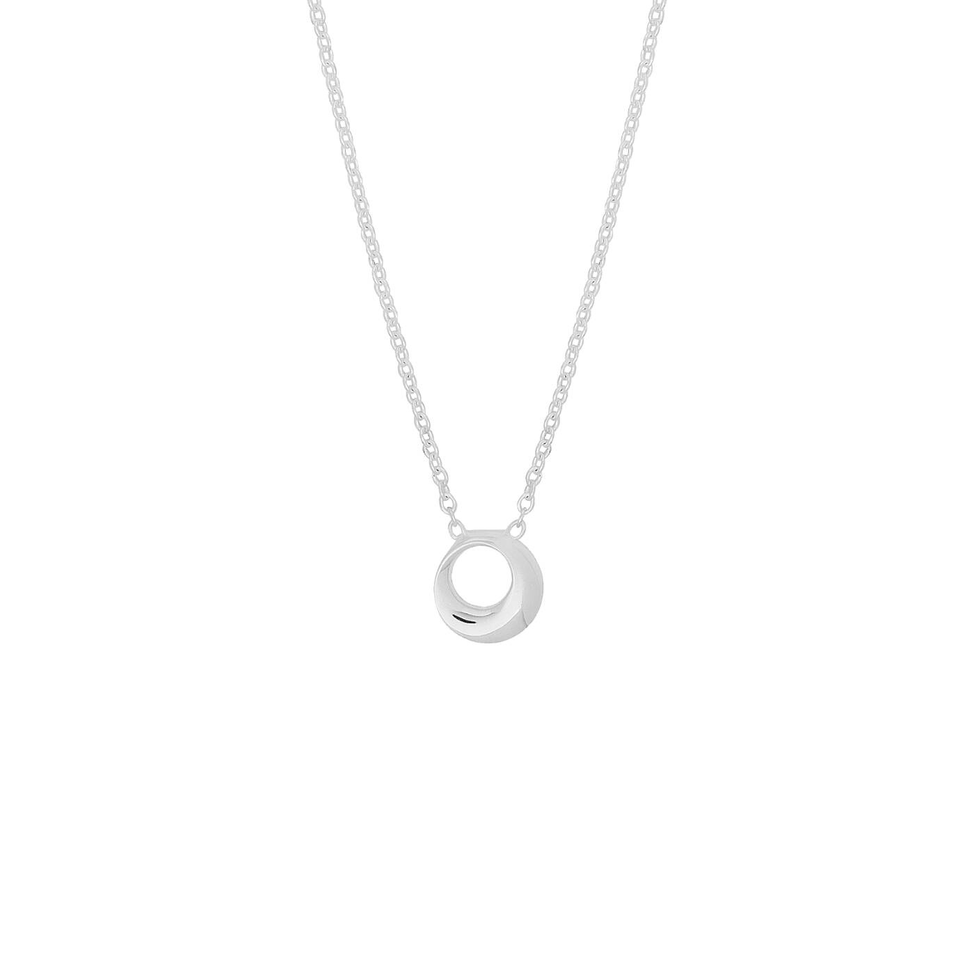 Orbit drop halsband silver