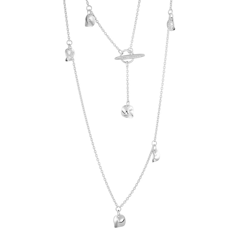 Pacific Halsband long Silver