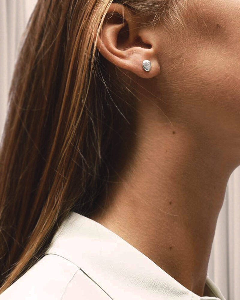 Pebbles örhänge silver