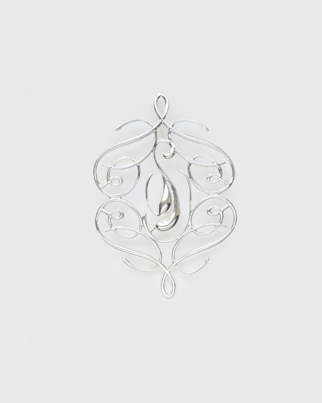 Ophelia Brooch Silver