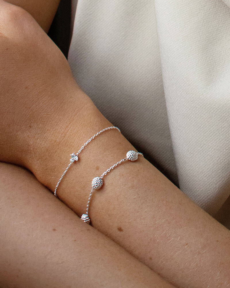 Petite Star armband silver