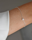 Petite Star armband silver