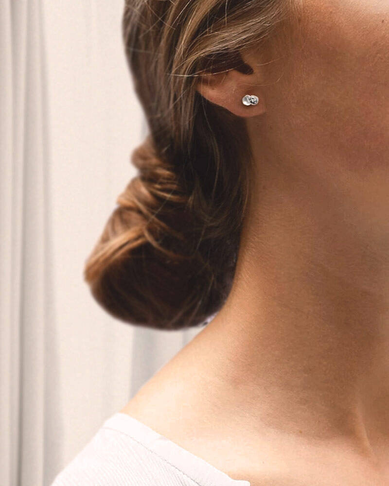 Rocky Shore drop örhänge silver