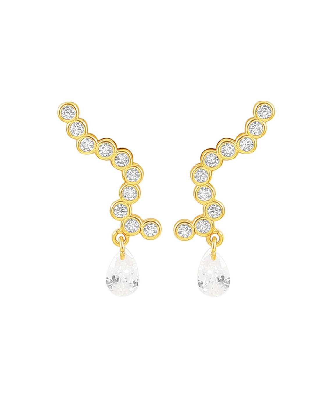 River raindrop örhänge (Guld)