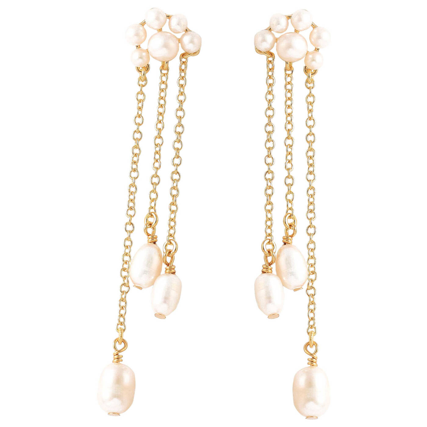 Cloud örhänge Guld