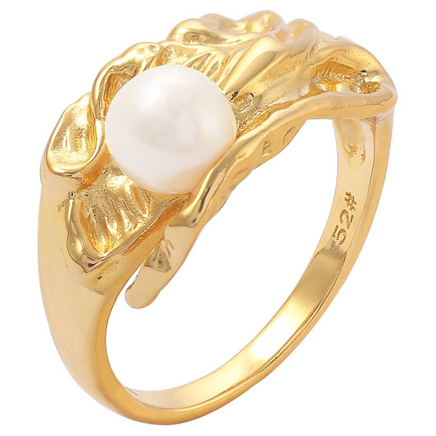 Kamma pearl ring