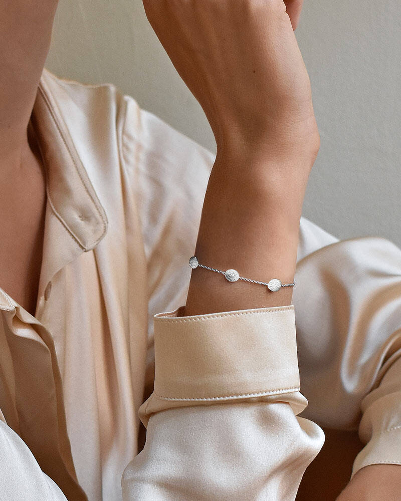 Stardust shine drop full armband silver