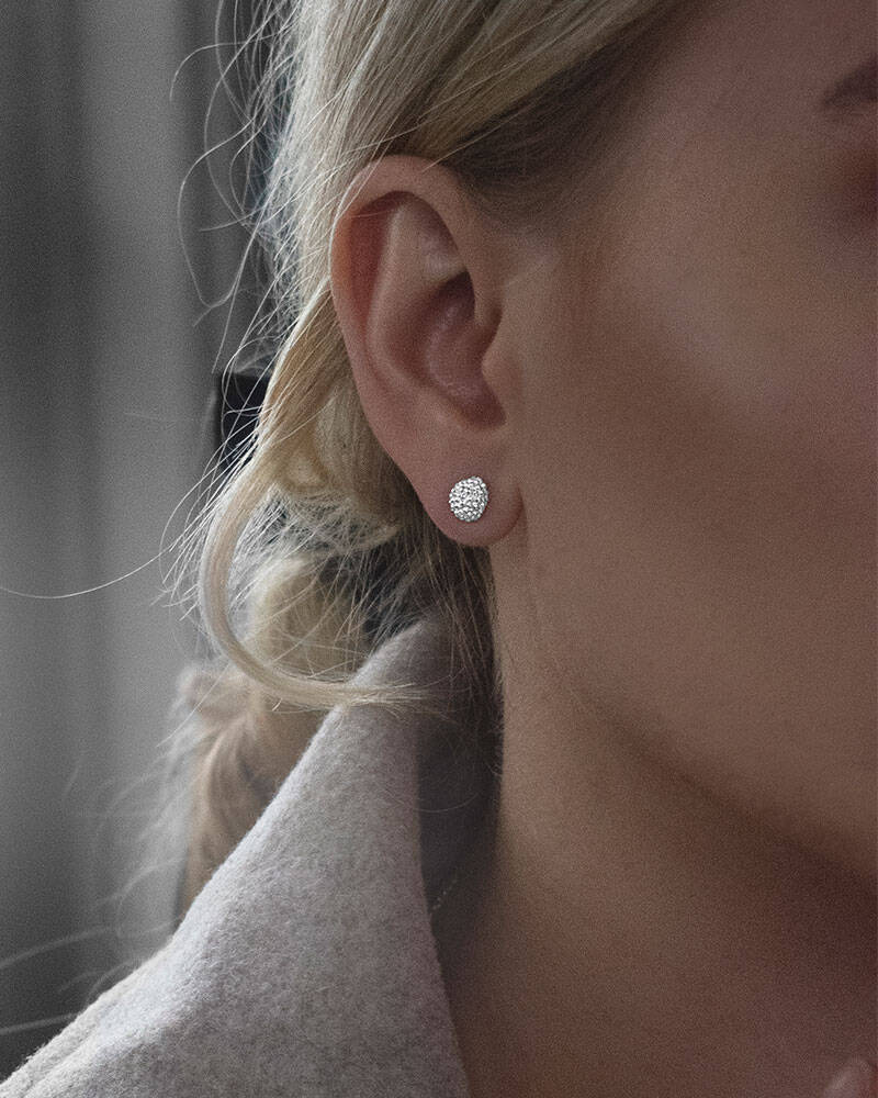 Stardust drop örhänge silver