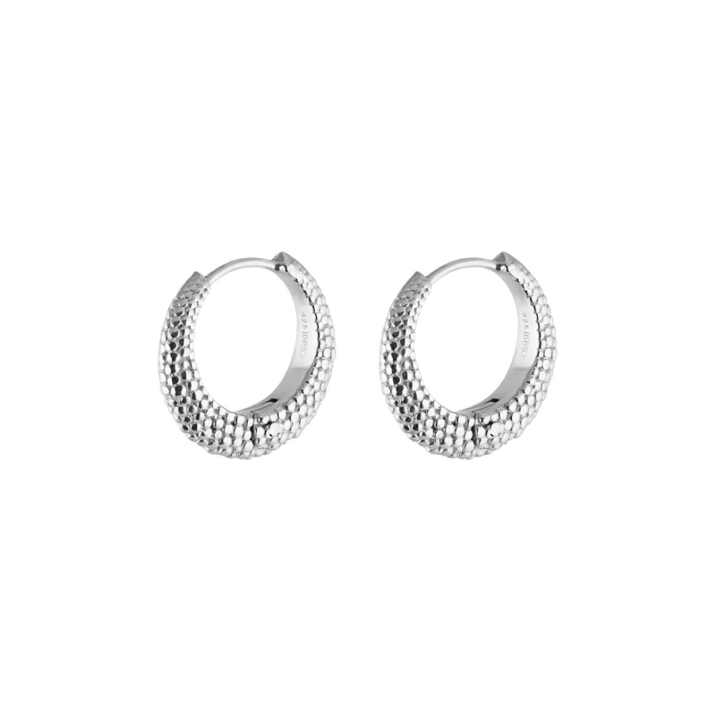 Stardust hoops silver