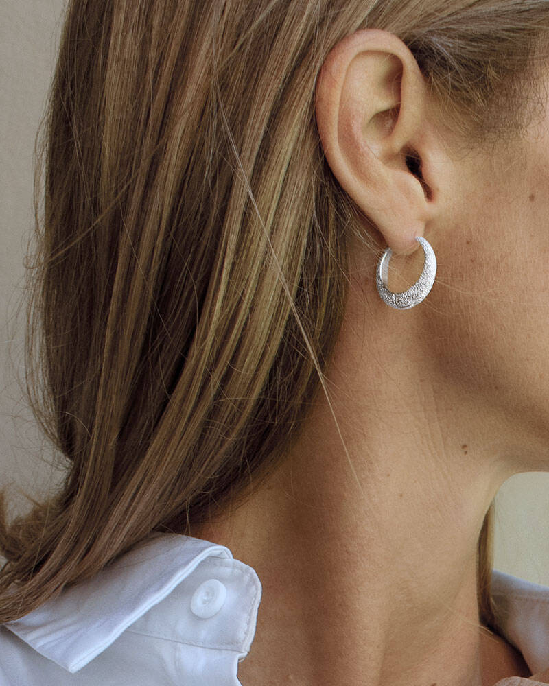 Stardust shine hoops silver