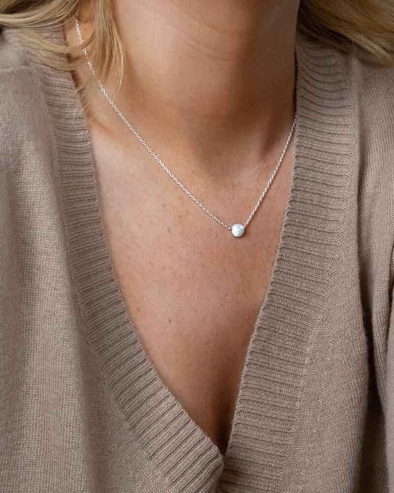 Stardust shine drop halsband silver