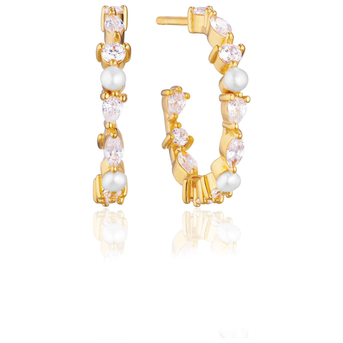 ADRIA CREOLO MEDIO Örhänge Guld