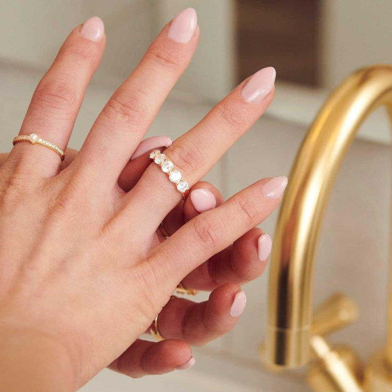 ELLERA PERLA UNO Ring (Guld)