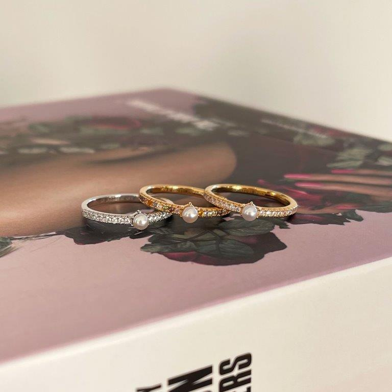 ELLERA PERLA UNO Ring (Silver)