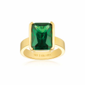 ROCCANOVA GRANDE Ring Grön zirkonia Guld