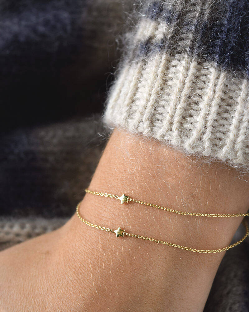 Stella Nova drop armband guld