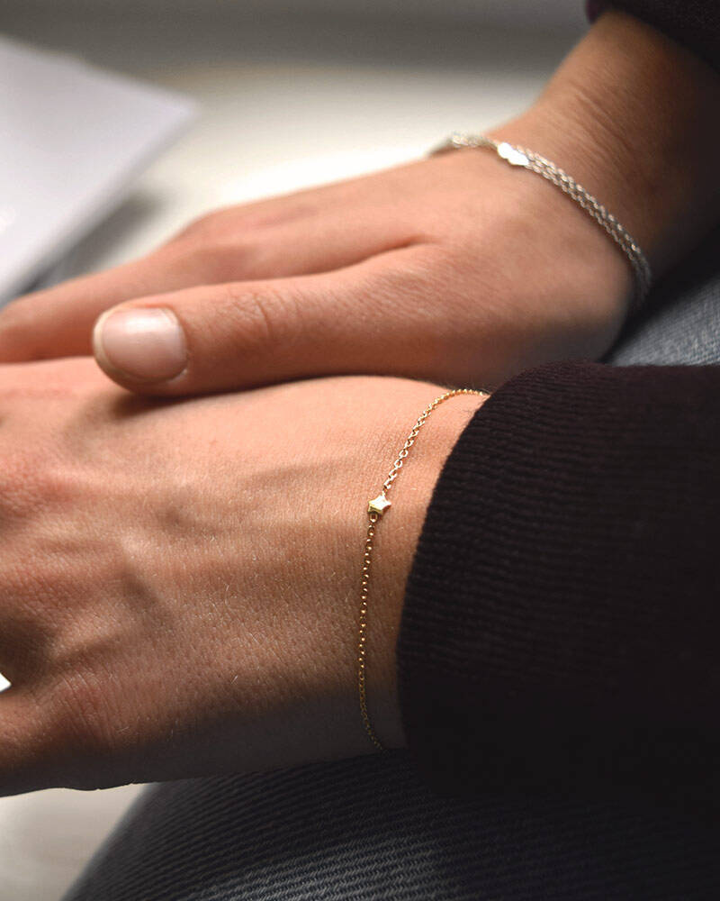 Stella Nova drop armband guld