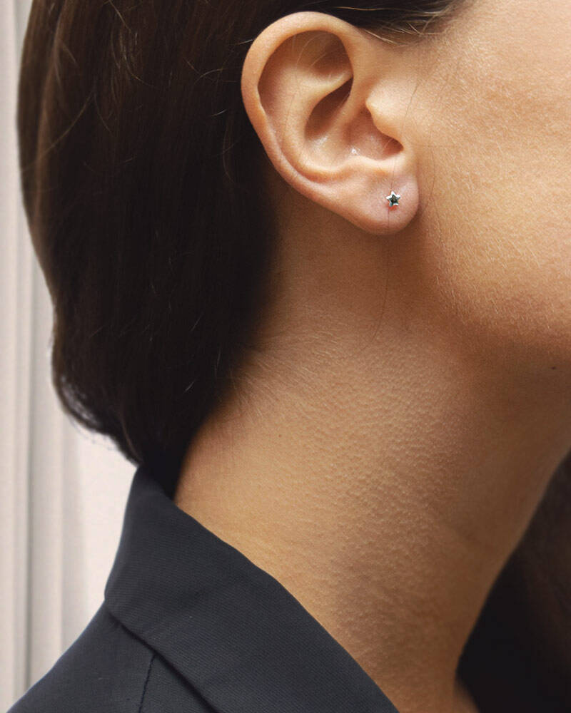 Stella Nova drop örhänge silver