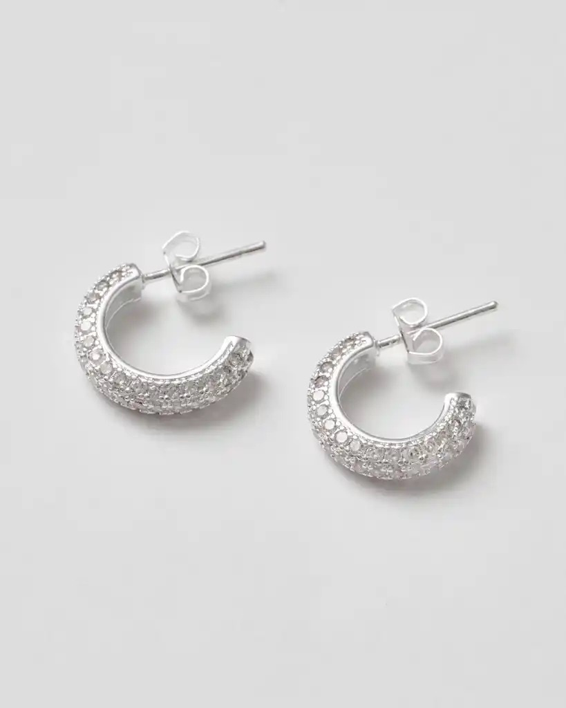 Olli Hoop Mini Vit Silver