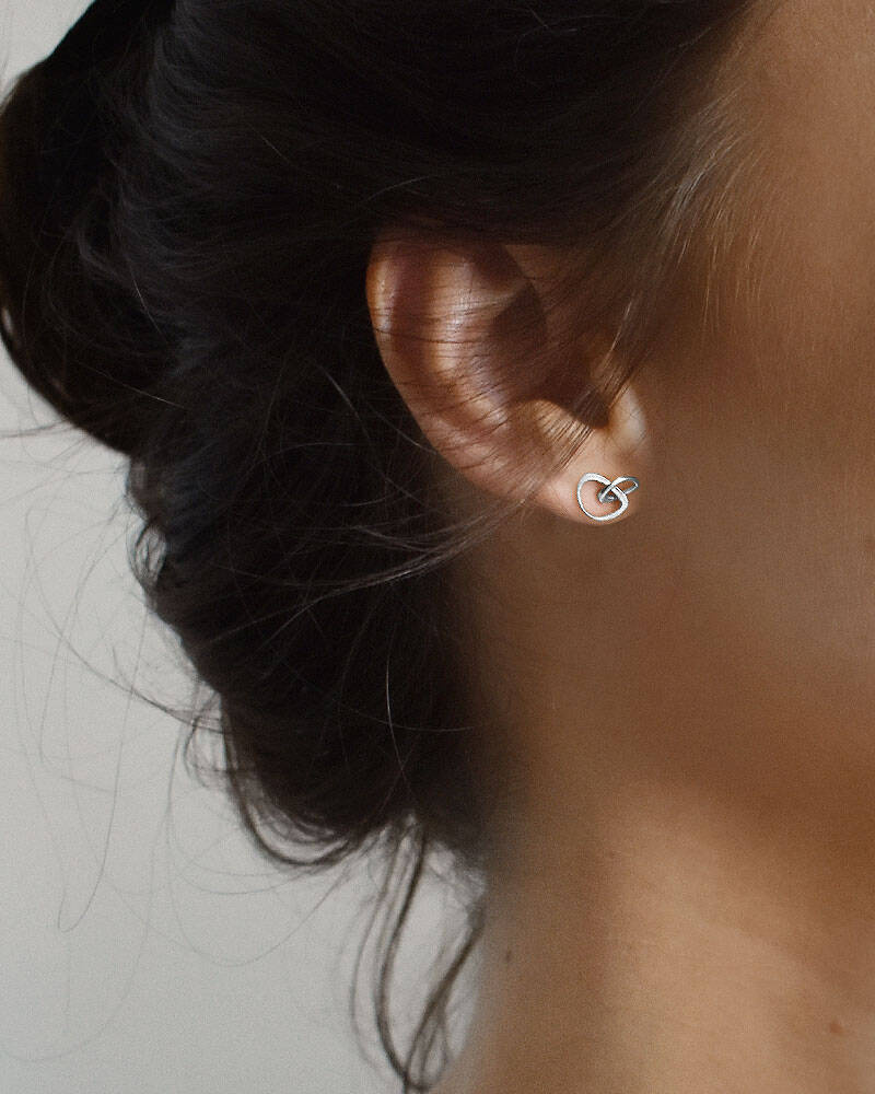 Together drop örhänge silver