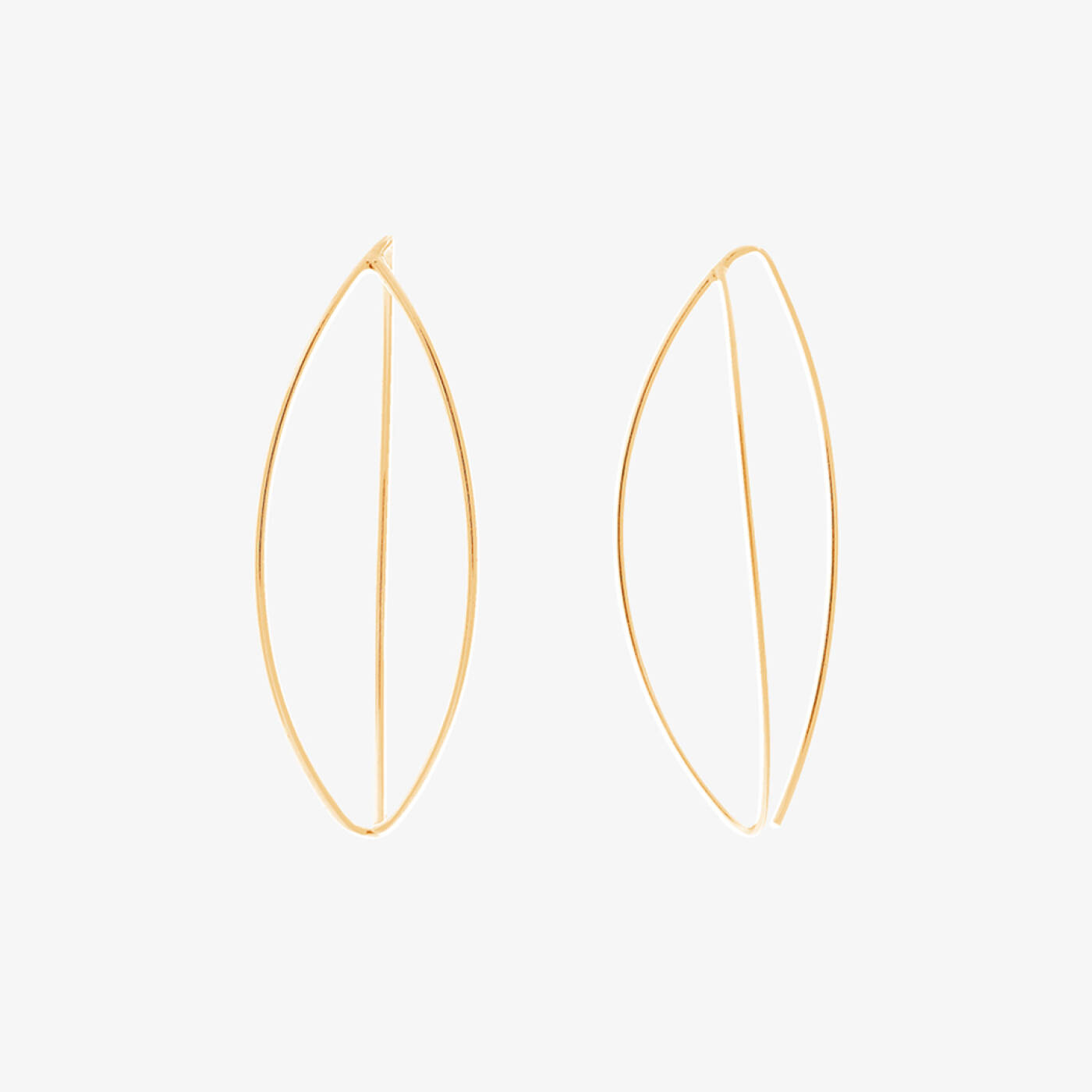 Together big örhänge guld