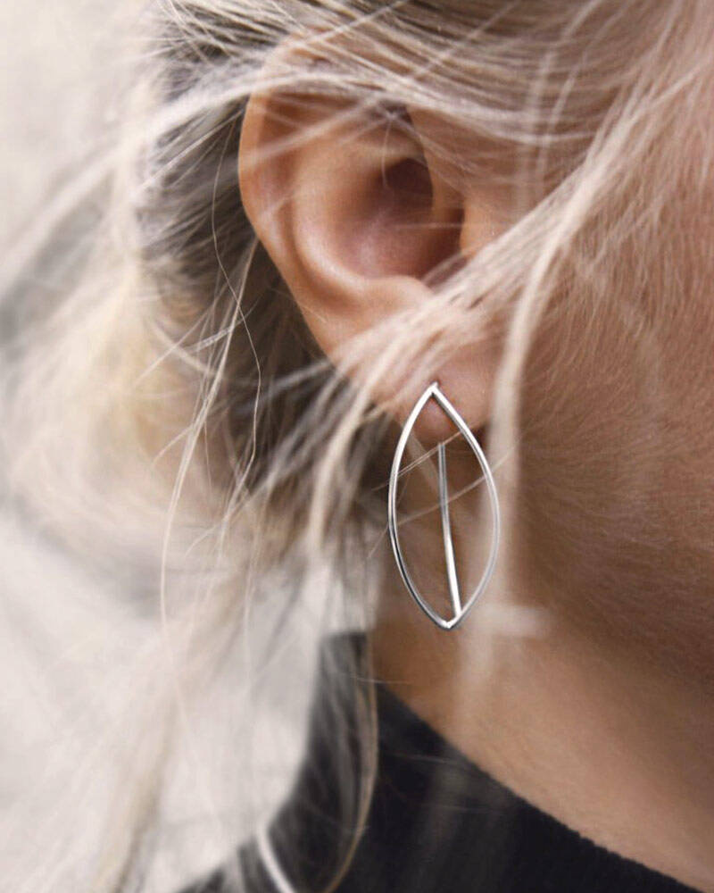 Together small örhänge silver