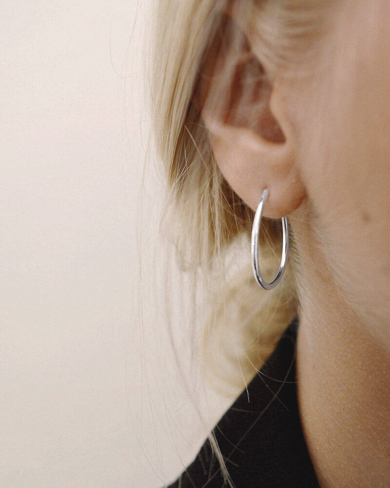 Together small hoops silver