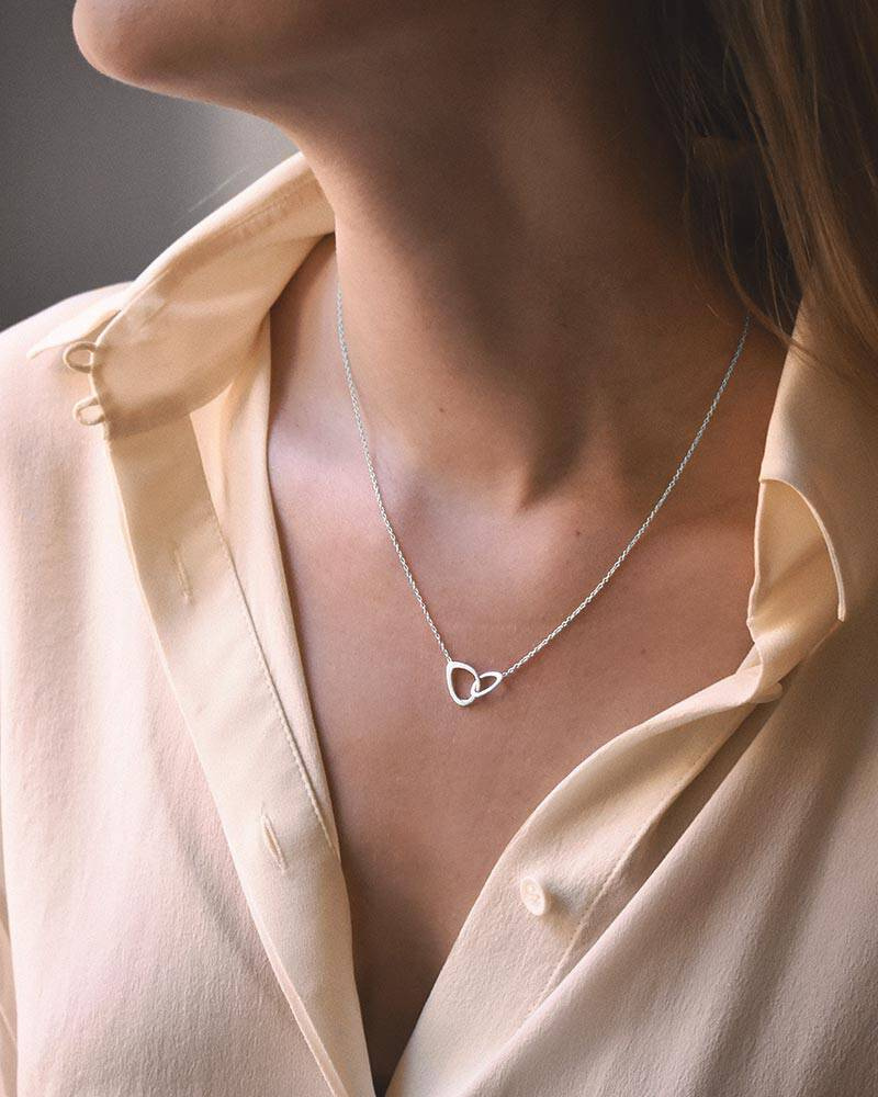 Together single halsband silver