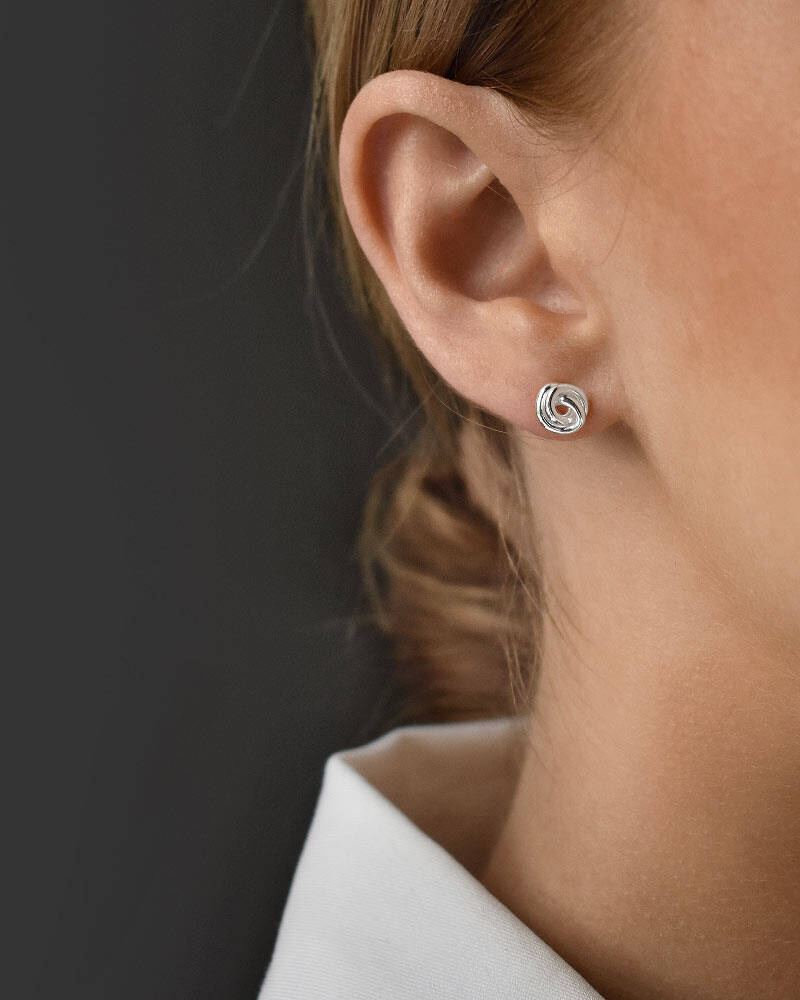 Unity drop örhänge silver