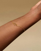 Women Unite small armband guld