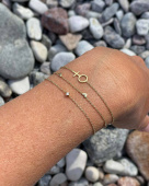 Women Unite small armband guld
