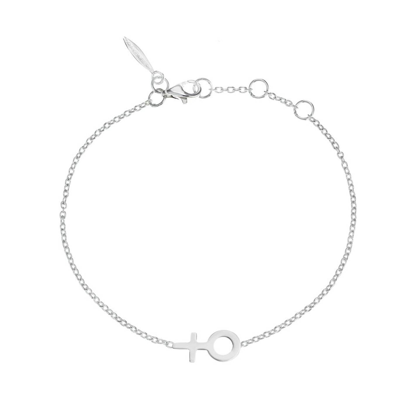 Women Unite small armband silver