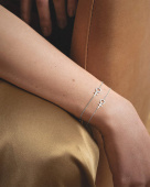 Women Unite small armband silver