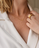 Women Unite small halsband guld