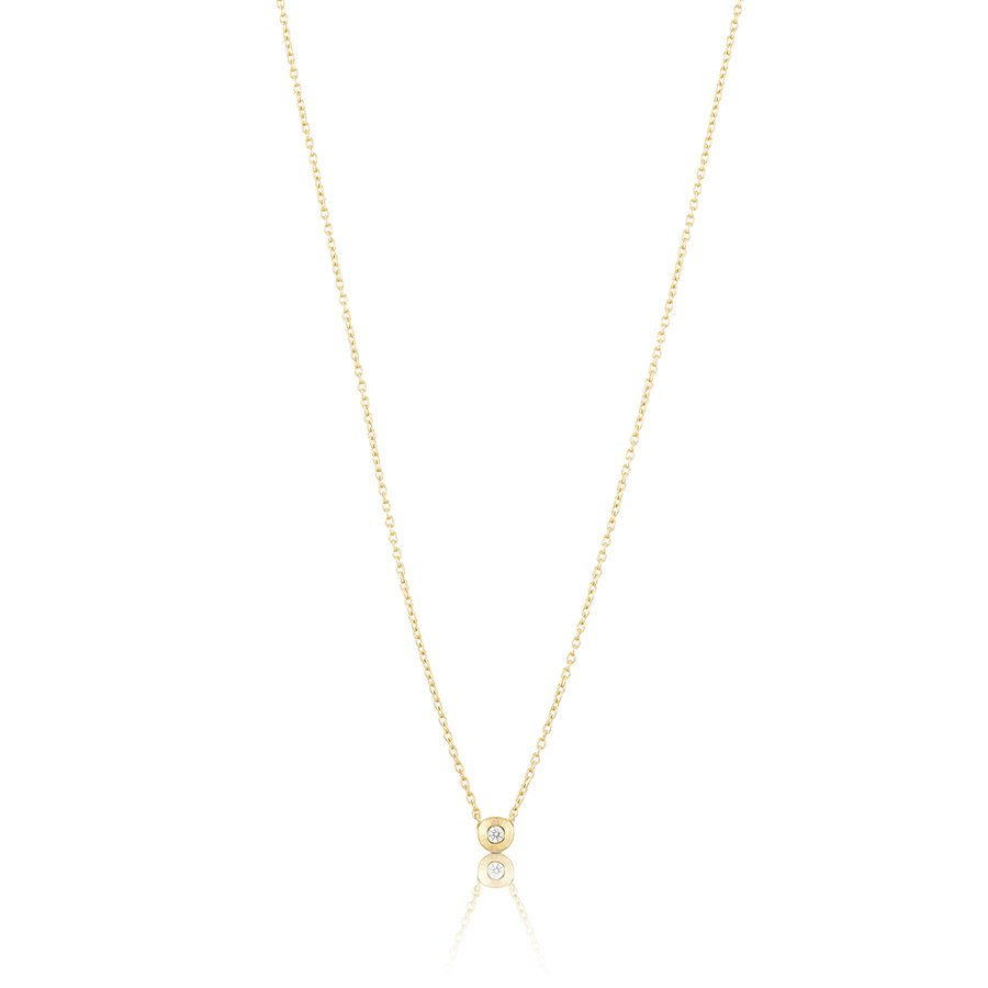 Älskad mini Halsband Guld