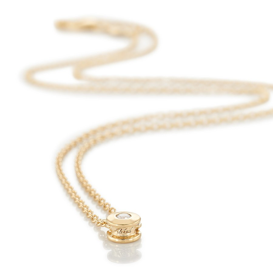 Älskad mini Halsband Guld
