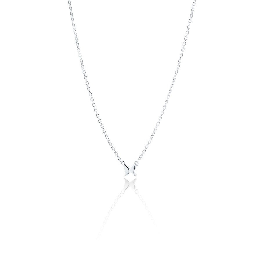 Petite papillion  Halsband Silver