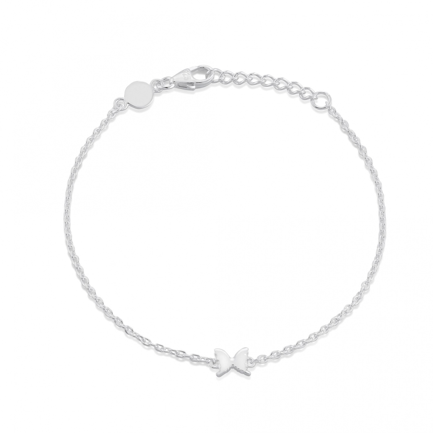Petite papillion  Armband Silver