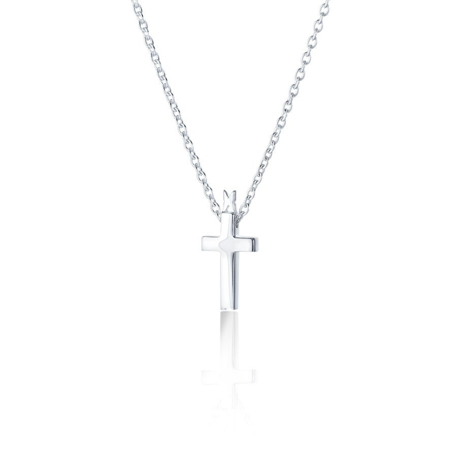 Cross faith Halsband Silver