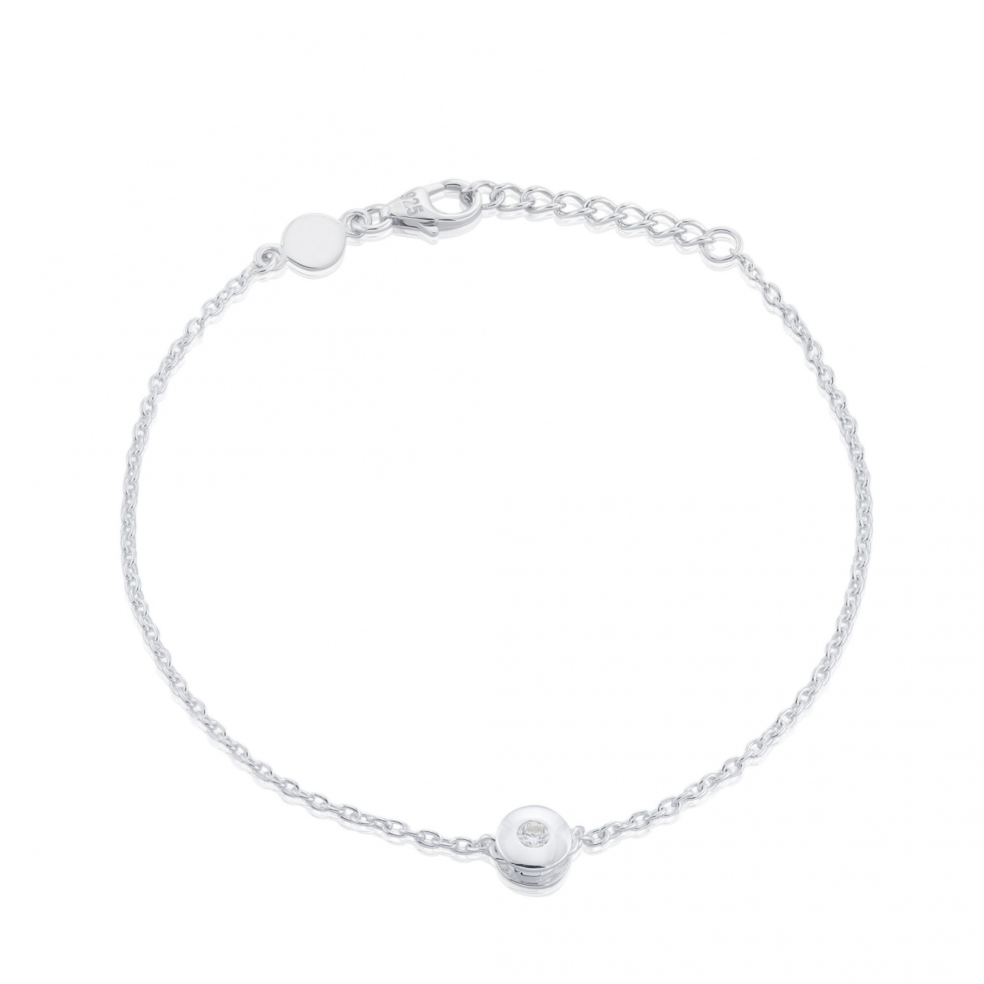 Älskad mini  Armband Silver