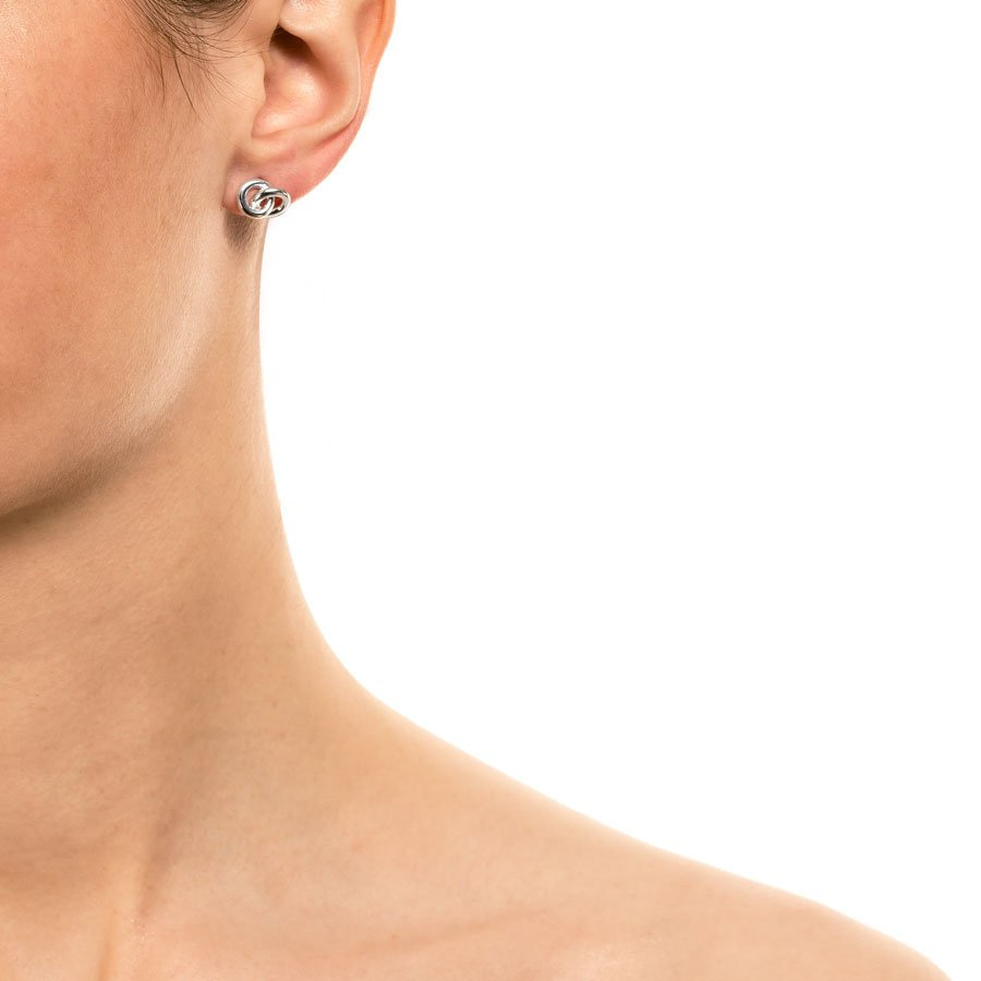 The Knot  Örhänge Silver