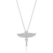 Goddess of love mini Halsband Silver